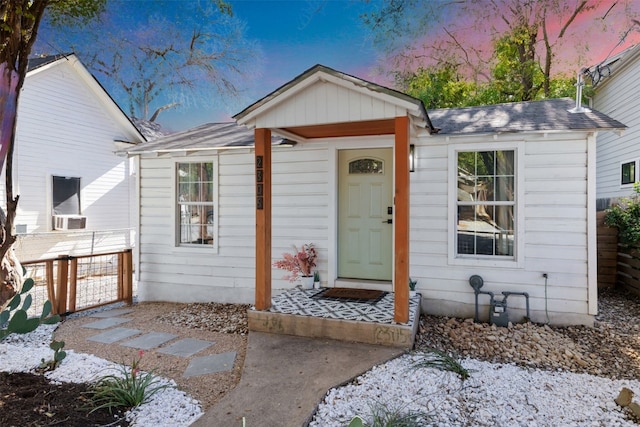 view of bungalow-style house