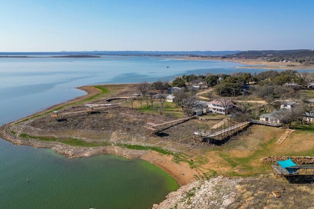 201 Lakewood Dr, Burnet, TX 78611 - aerial view of a large body of water