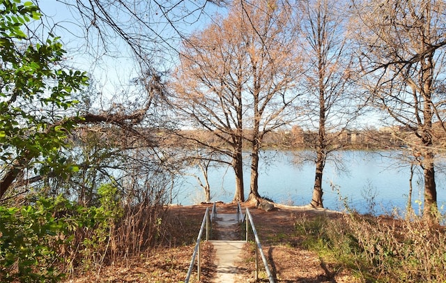 view of water feature