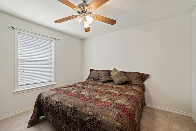 2603 White Stallion Way, Leander, TX 78641 - bedroom with carpet floors and ceiling fan
