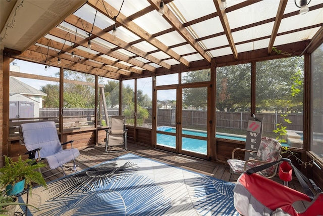 sunroom featuring a wealth of natural light