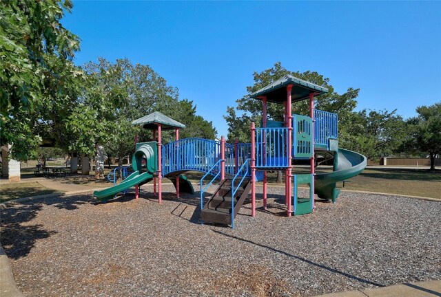 view of jungle gym