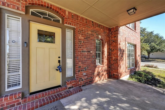 view of property entrance