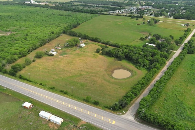 181 N Main St, Paige, TX 78659 - aerial overview of property's location with rural landscape