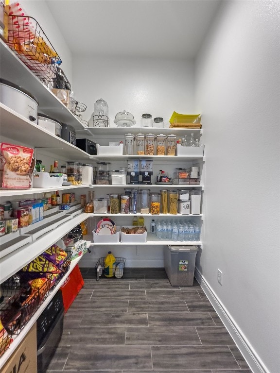 view of pantry