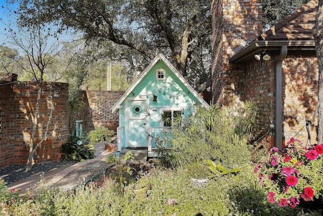 view of outbuilding