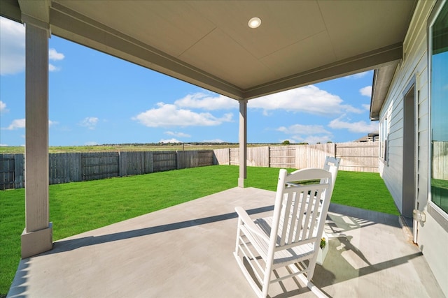 view of patio