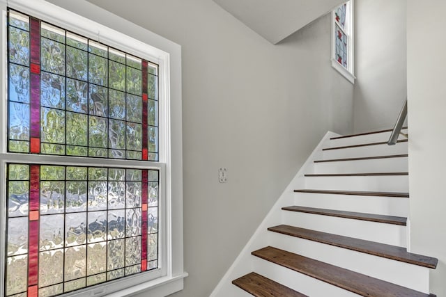 view of staircase