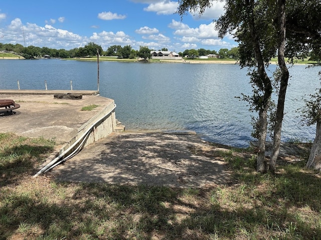 view of water feature