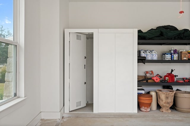 view of closet