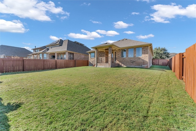 exterior space featuring a lawn