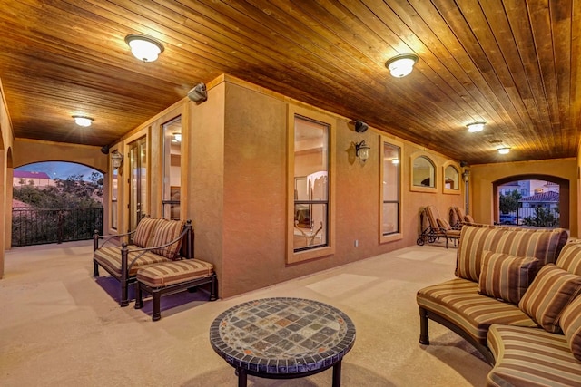 view of patio / terrace with outdoor lounge area