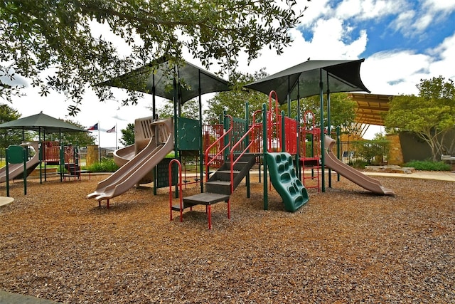 view of jungle gym