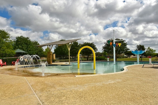 view of pool