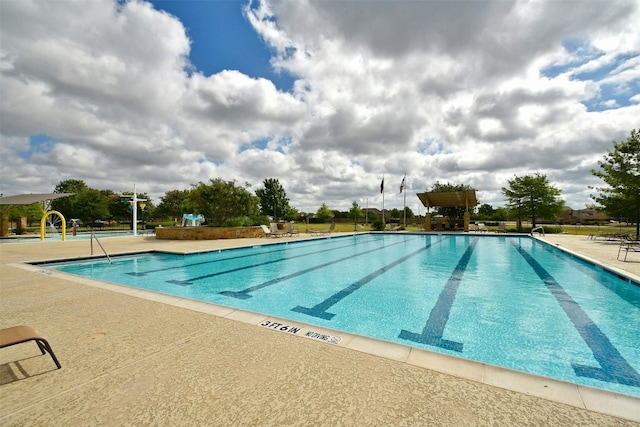 view of pool