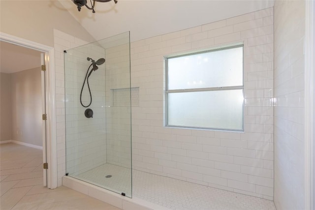 1709 Todd Ln, Cedar Park, TX 78613 - bathroom with walk in shower and tile patterned floors