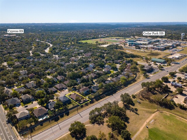 1709 Todd Ln, Cedar Park, TX 78613 - view of property location with property parcel outlined