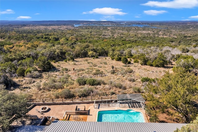 view of pool