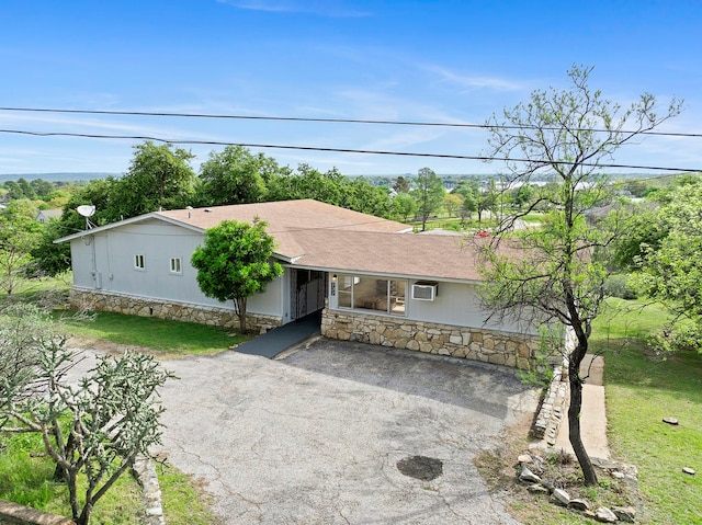 view of ranch-style home