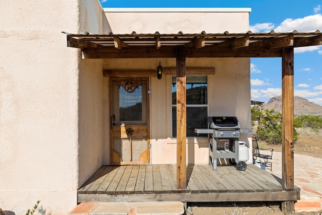 9301 Terlingua Ranch Rd Unit 8025, Alpine, TX 79852 - property entrance with a mountain view