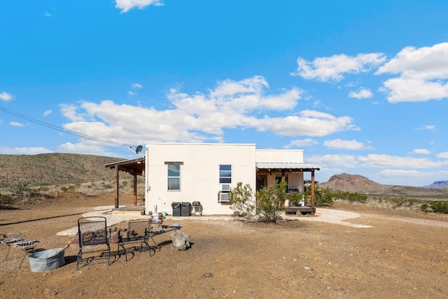 9301 Terlingua Ranch Rd Unit 8025, Alpine, TX 79852 - rear view of house with a mountain view