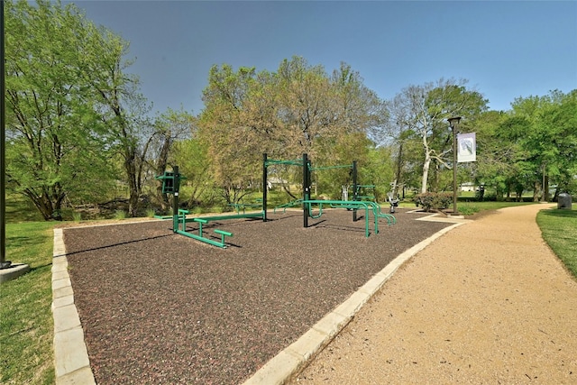 view of home's community with a playground