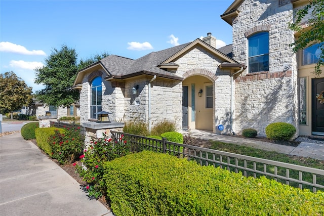 view of front of home