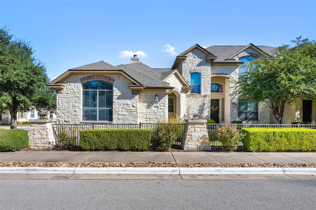 view of french country style house