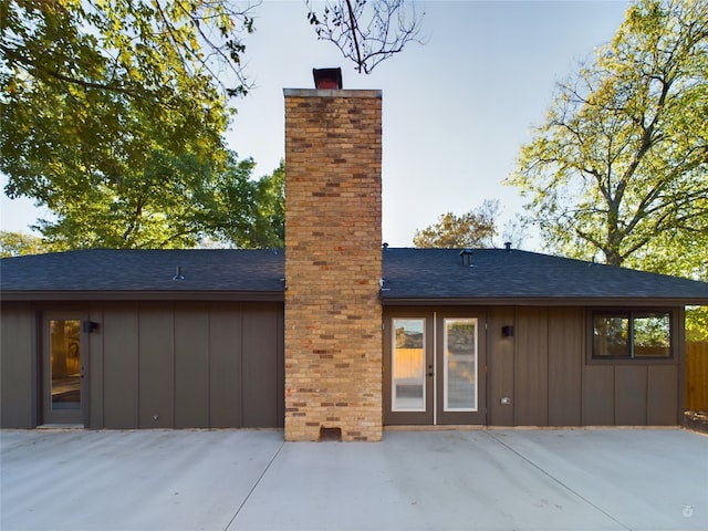 back of house featuring a patio area