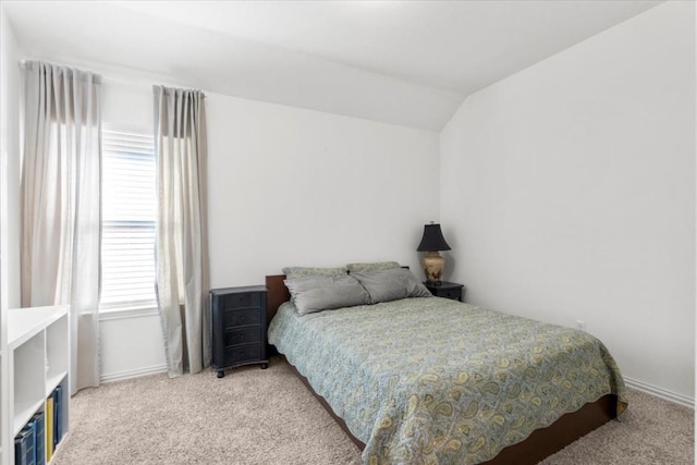 1440 Morning View Rd, Georgetown, TX 78628 - carpeted bedroom with lofted ceiling and baseboards