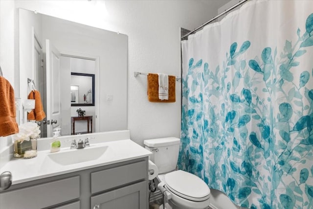 1440 Morning View Rd, Georgetown, TX 78628 - bathroom featuring vanity and toilet