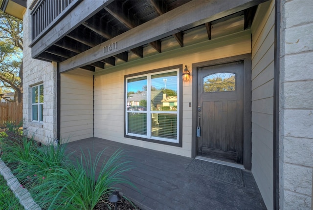 view of property entrance