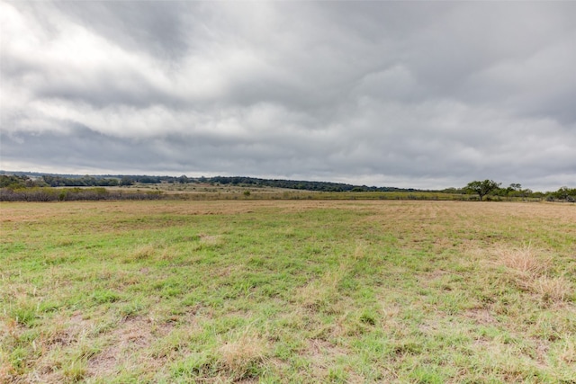 view of landscape featuring a rural view