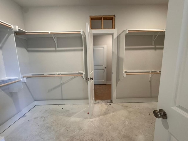 view of spacious closet