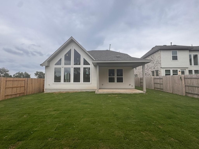 278 Smithsonian Ln, Kyle, TX 78640 - rear view of house with a patio and a fenced backyard