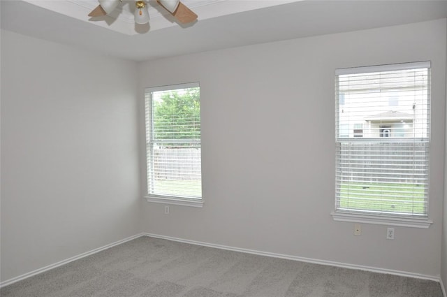 12817 Paloma Blanca Way, Del Valle, TX 78617 - spare room with carpet flooring and ceiling fan