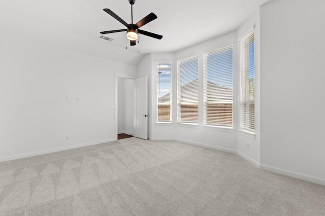 2109 Tobiano Trce, Georgetown, TX 78633 - empty room with carpet flooring, baseboards, and a ceiling fan