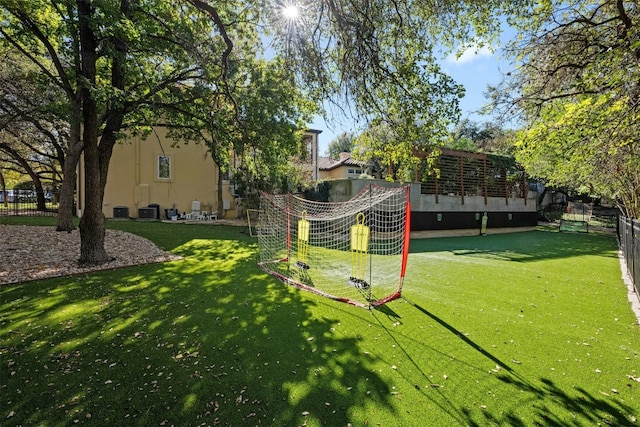 exterior space with a lawn