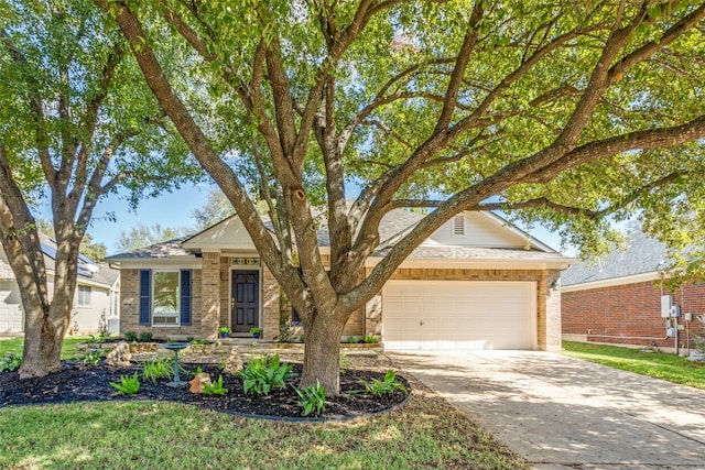 ranch-style house with a garage