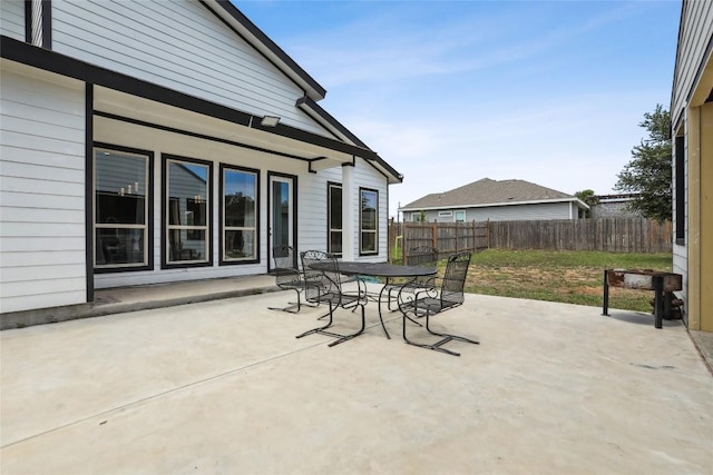 287 La Fortuna Dr, Del Valle, TX 78617 - view of patio / terrace with outdoor dining area