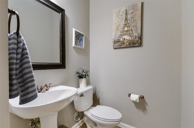 bathroom with toilet