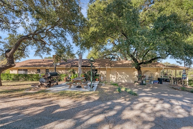 view of ranch-style house