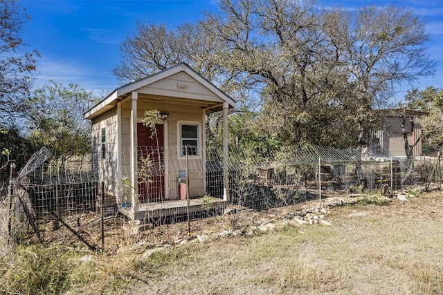 view of outbuilding