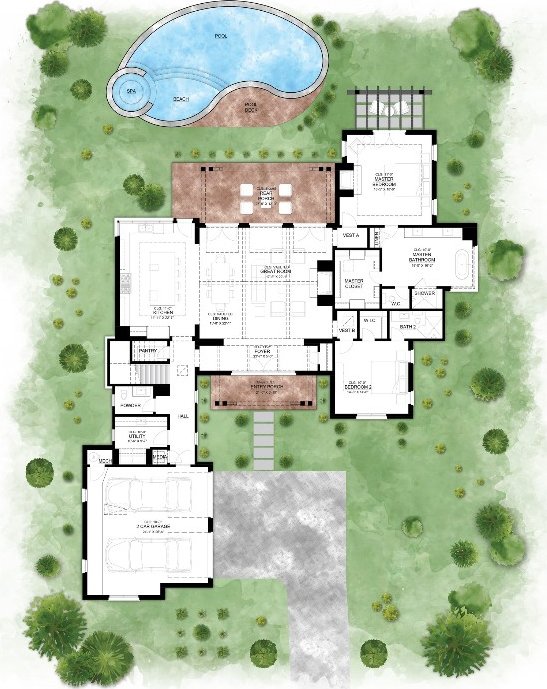 4312 Amarra Dr, Austin, TX 78735 - plan