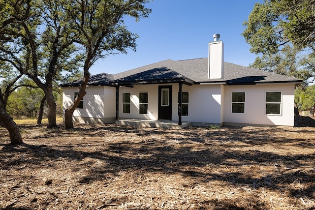 view of rear view of property