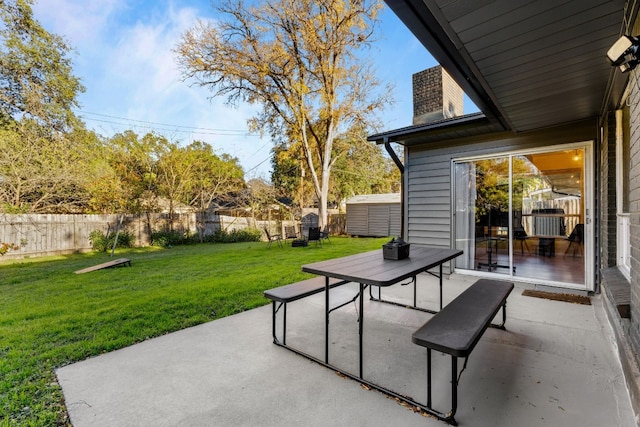 view of patio