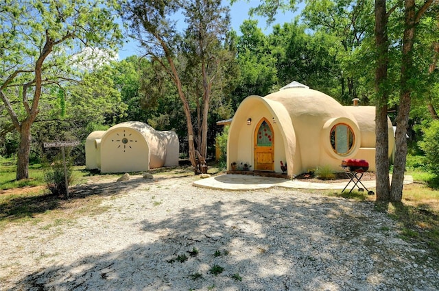 view of pueblo-style home