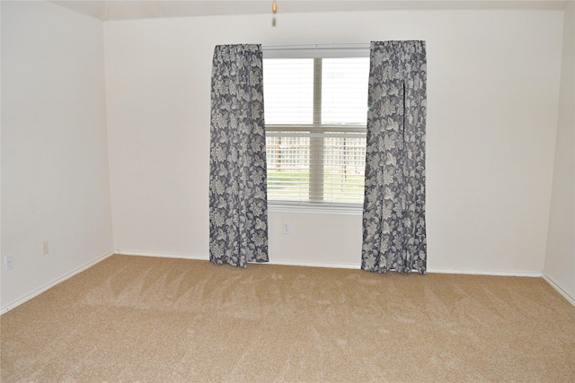 unfurnished room with carpet flooring