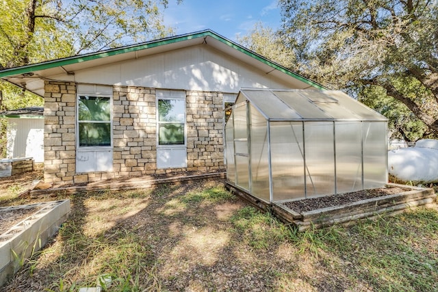 view of outbuilding