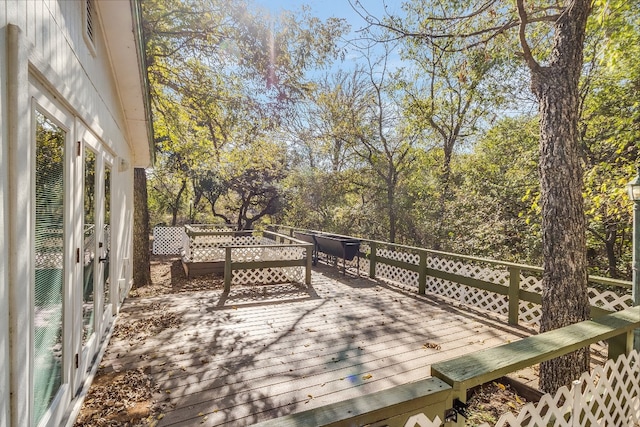 view of deck